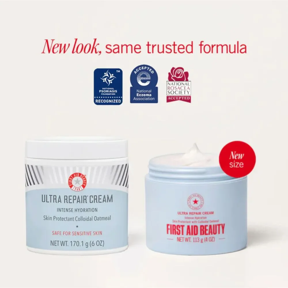 NEW First Aid Beauty Ultra Repair Cream Dry Sensitive Skin Moisturizer Treatment